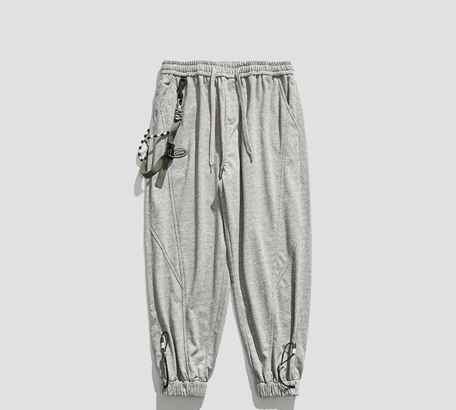 Korean Style Trendy Men'S Trousers, Trendy Brand Trousers, Loose and Versatile Casual Pants Linen blend Core Stretch