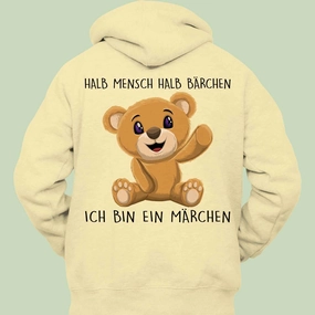 Flying fox like Korean Loose Hoodie Printed Long Sleeve Slouchy Style