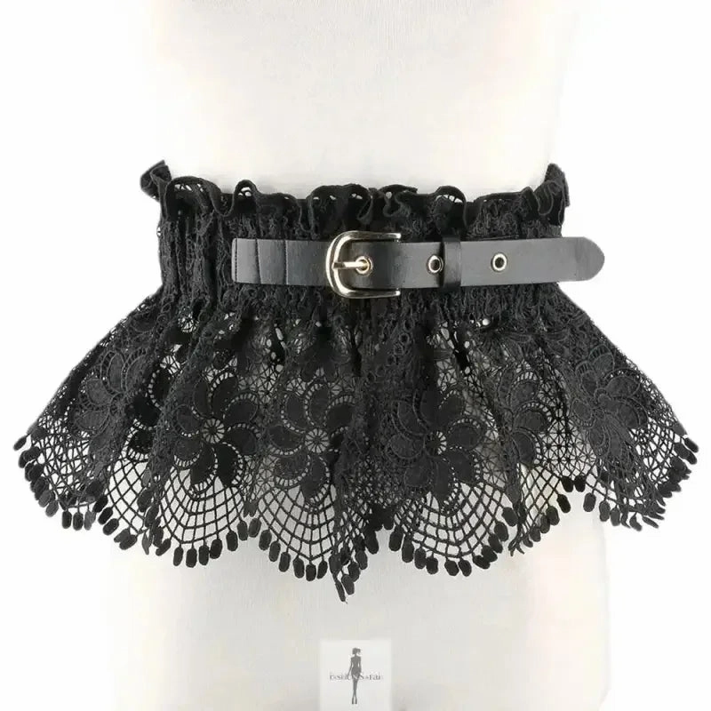 Lace Belt Ladies Skirt Waist Trendy Layer Indoor Event