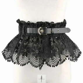 Lace Belt Ladies Skirt Waist Trendy Layer Indoor Event