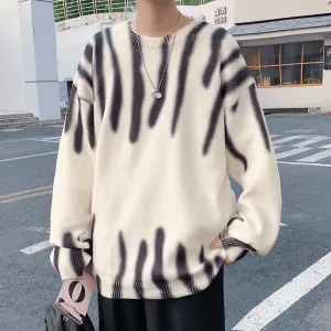 Brand Reputation Men'S Casual Youth Loose Hong Kong Style Sweater