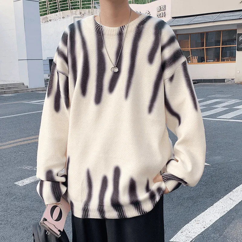 Brand Reputation Men'S Casual Youth Loose Hong Kong Style Sweater