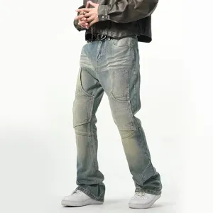 Smart Wardrobe American Street Distressed Loose Straight Casual Jeans