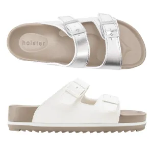 Stretchable Stride Bundle - Silver / White