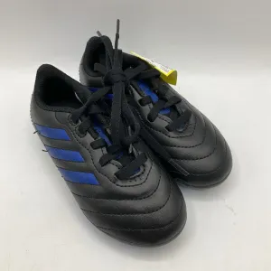 dancers - specific features Luxe Touch Size 9.5: Adidas Black/Blue Lace-Up Soccer Cleats