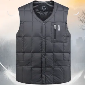 Lightweight Inner and Outer Wear Warm Waistcoat Snag Free Surface