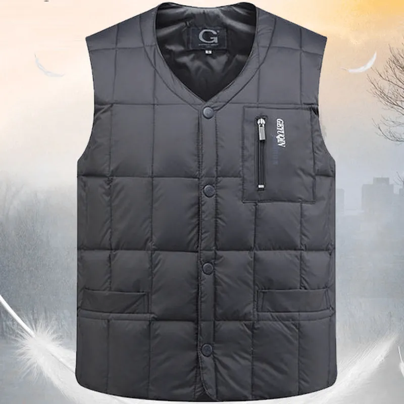 Non Irritating Edging Lightweight Inner and Outer Wear Warm Waistcoat