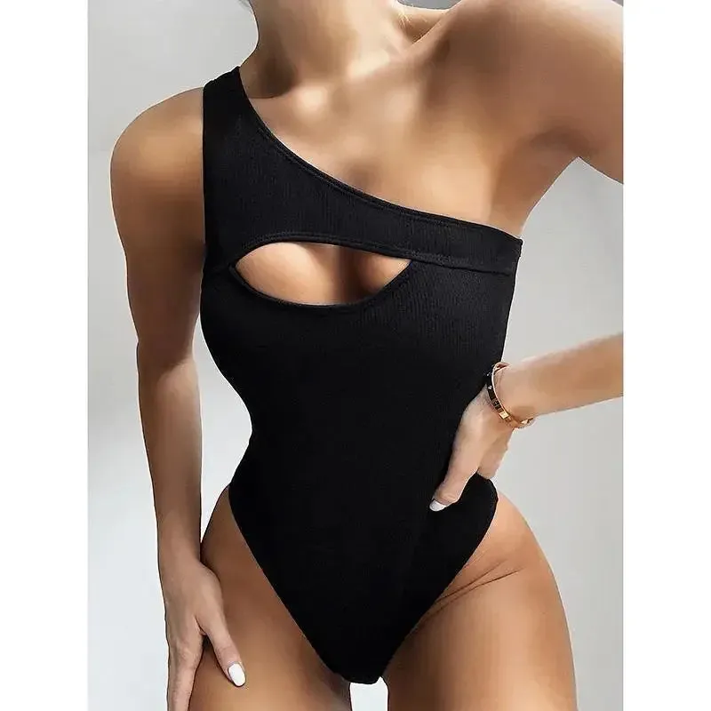 Hollow Out Monokini Sheer Fit