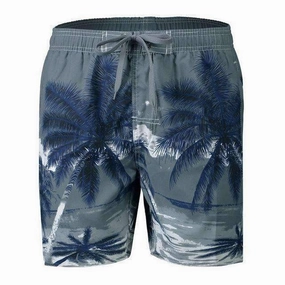 NIBESSER Brand Fashion Tree Pattern Men Beach Shorts Drawstring Board Shorts Men Plus Size 5XL Summer Beachwear Casual Trouser Contoured Cups