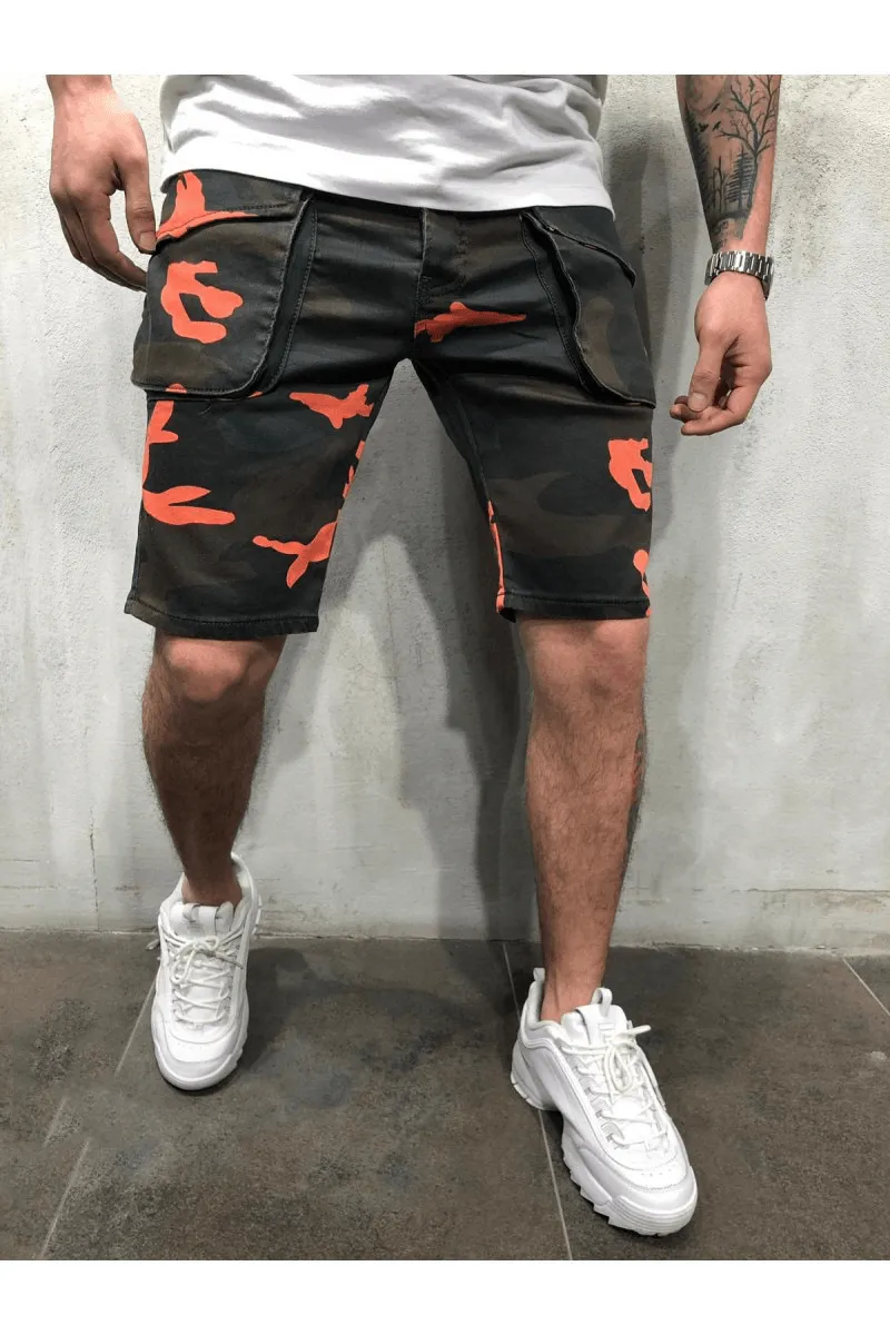 Loose Casual Camouflage Tooling Multi-Pocket Men'S Five-Point Outdoor Pants Eco Friendly Fabric Perfect Movement