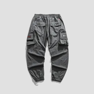 Loose-Fitting All-Match Overalls Spring and Autumn Sports Trousers Abrasion Resistant Fabric