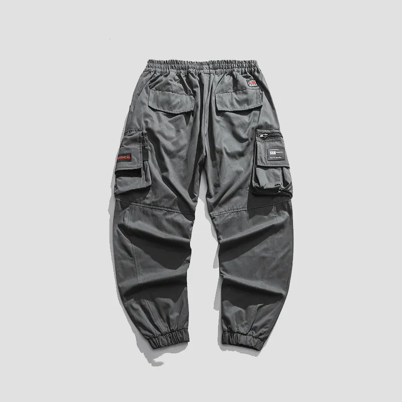 Loose-Fitting All-Match Overalls Spring and Autumn Sports Trousers Abrasion Resistant Fabric