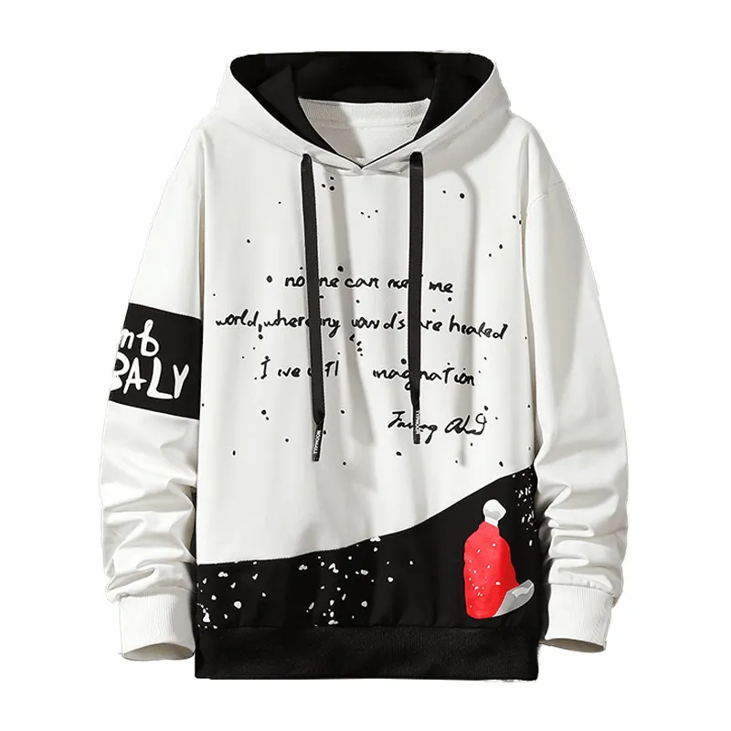 Loose Hooded Long Sleeve Sweater Men'S Dress Men'S Coat Unique product formal casual balance