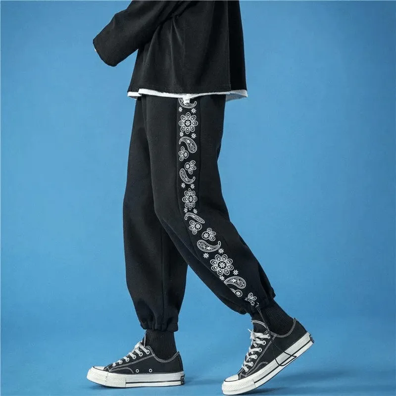 Casual Comfort Look UV protection coating Loose Tie Foot Casual Trousers Men'S Fashion