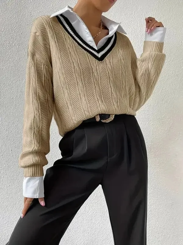 product satin lining luxury Classic Layer Loose Women Sweatshirt