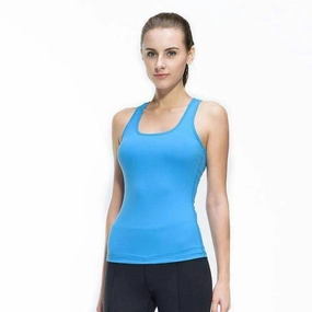 offline shopping Bonded Seam Construction Women Fitness Tights Yoga Vest Gym Sports Sleeveless Shirts Compression Female T-shirt Nylon Sexy Sportswear Tank Top
