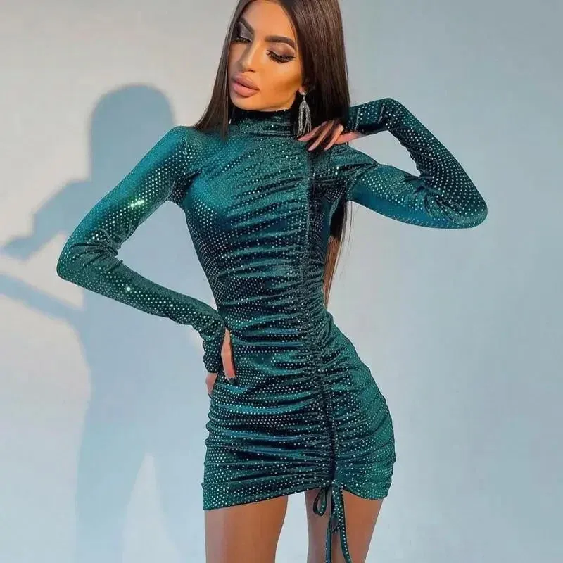 Soft Core Glitter Elegant Dresses
