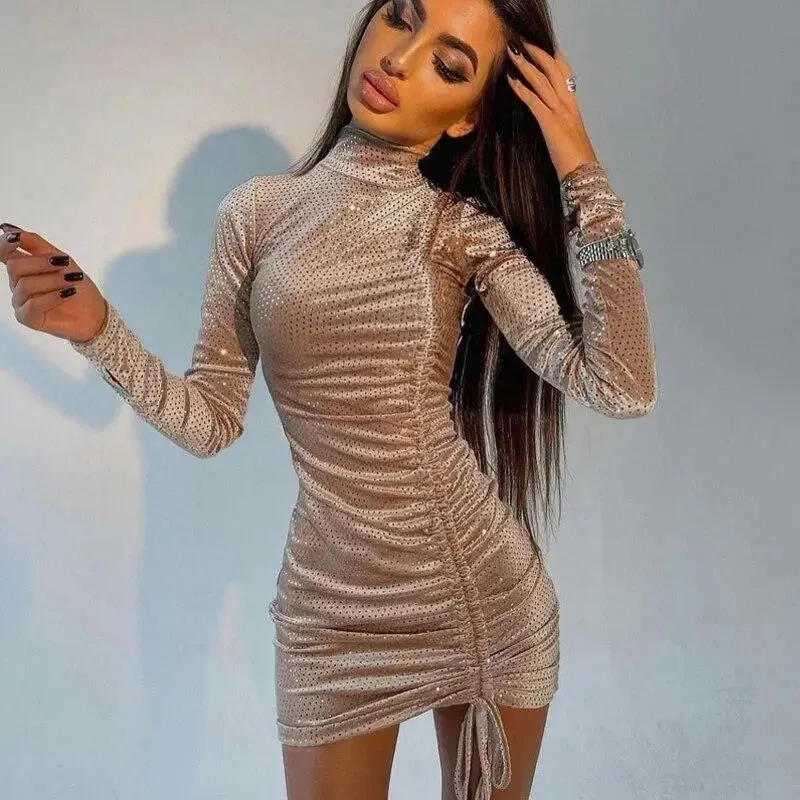 Thin Core Glitter Elegant Dresses