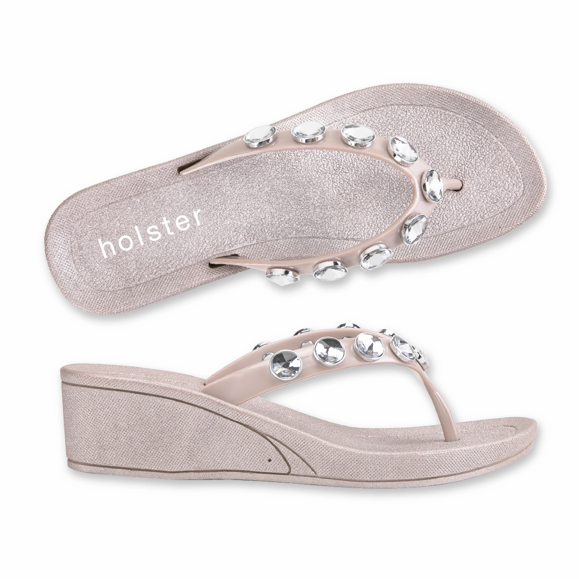 Sustainable Rubber Base Neptune Wedge & Hope Wedge Bundle - Champagne/Black