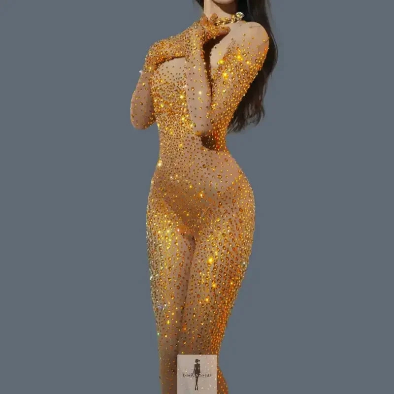Luxurious Sparkling Diamonds Jumpsuits Weekend Teen