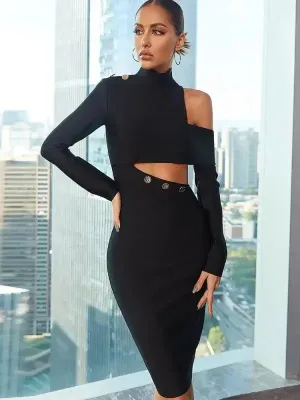 Park Day China Cool Cut Out Bandage Dress