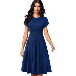 Floral Printed Pleated A-Line Dress for Women Flattering Look