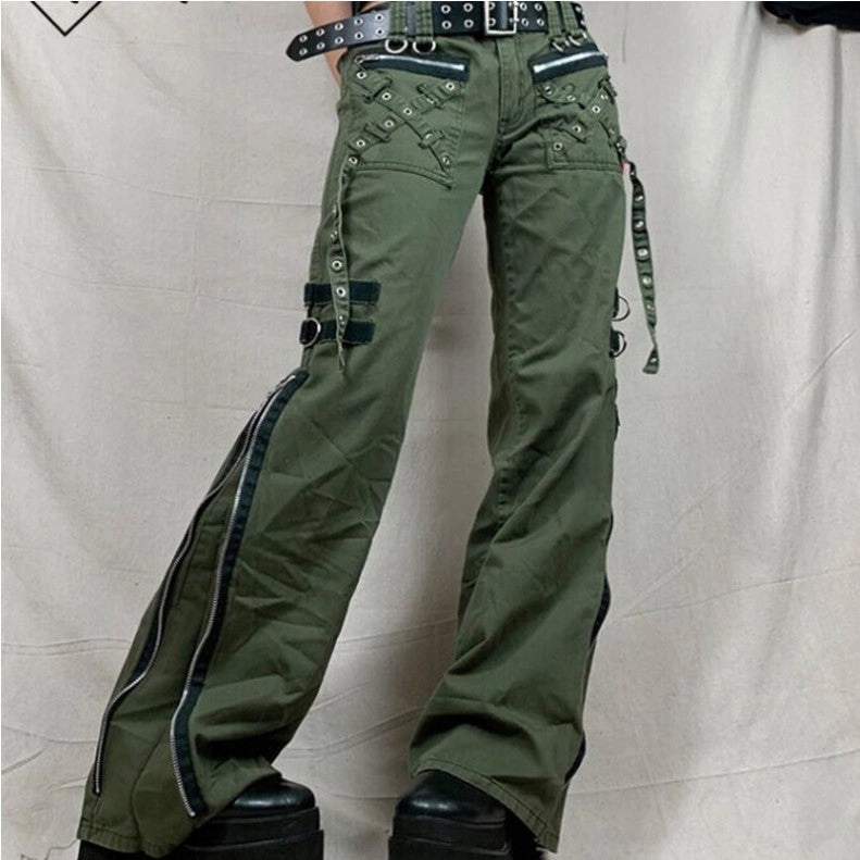 Women's Fashionable Flared Casual Pants Core Layer