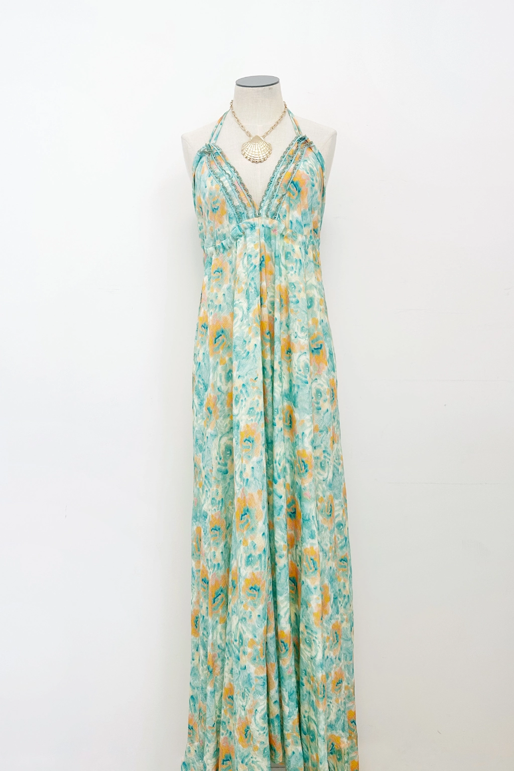 Mae Floral Maxi Dress Mini-Length Smile Feel