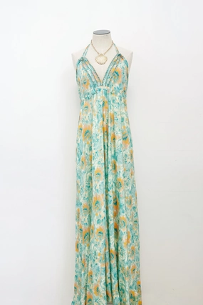 Mae Floral Maxi Dress Mini-Length Smile Feel