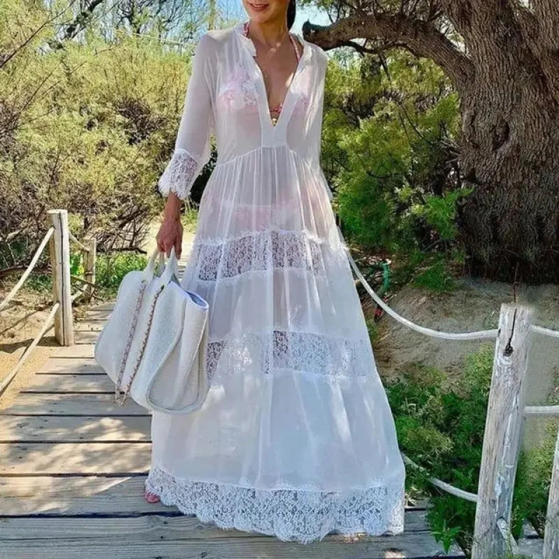 Beach Holiday Maxi Kimono beachwear