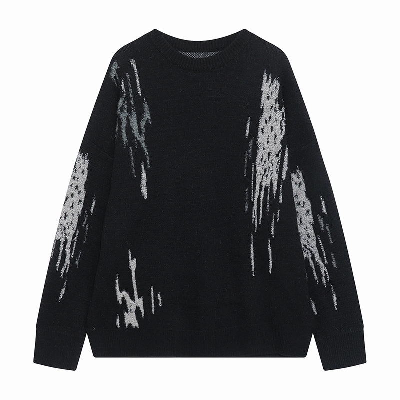 Soft and Stylish Sport Performance Fit Men's Loose Crew Neck Pullover Sweater