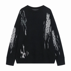 Men's Loose Crew Neck Pullover Sweater Soft and Stylish Relaxed Comfort Fit