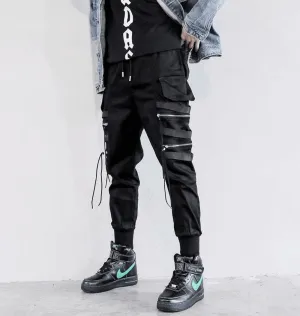 Men'S Autumn and Winter Loose Multi-Pocket Overalls clean look EcoFriendlyDye