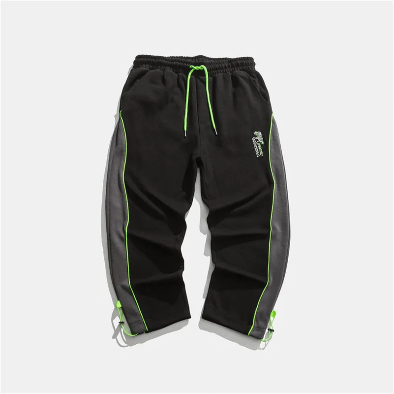 Comfortable Fit Wear Men'S Casual Pants Trendy Japanese Side Stripes