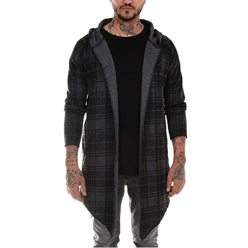 Men'S Casual Plaid Color Matching Men'S Casual Sweater Flexible Layer System