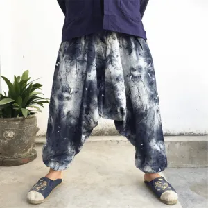 Casual Wearable Men'S Crotch Pants Loose Thai Pants Bloomers