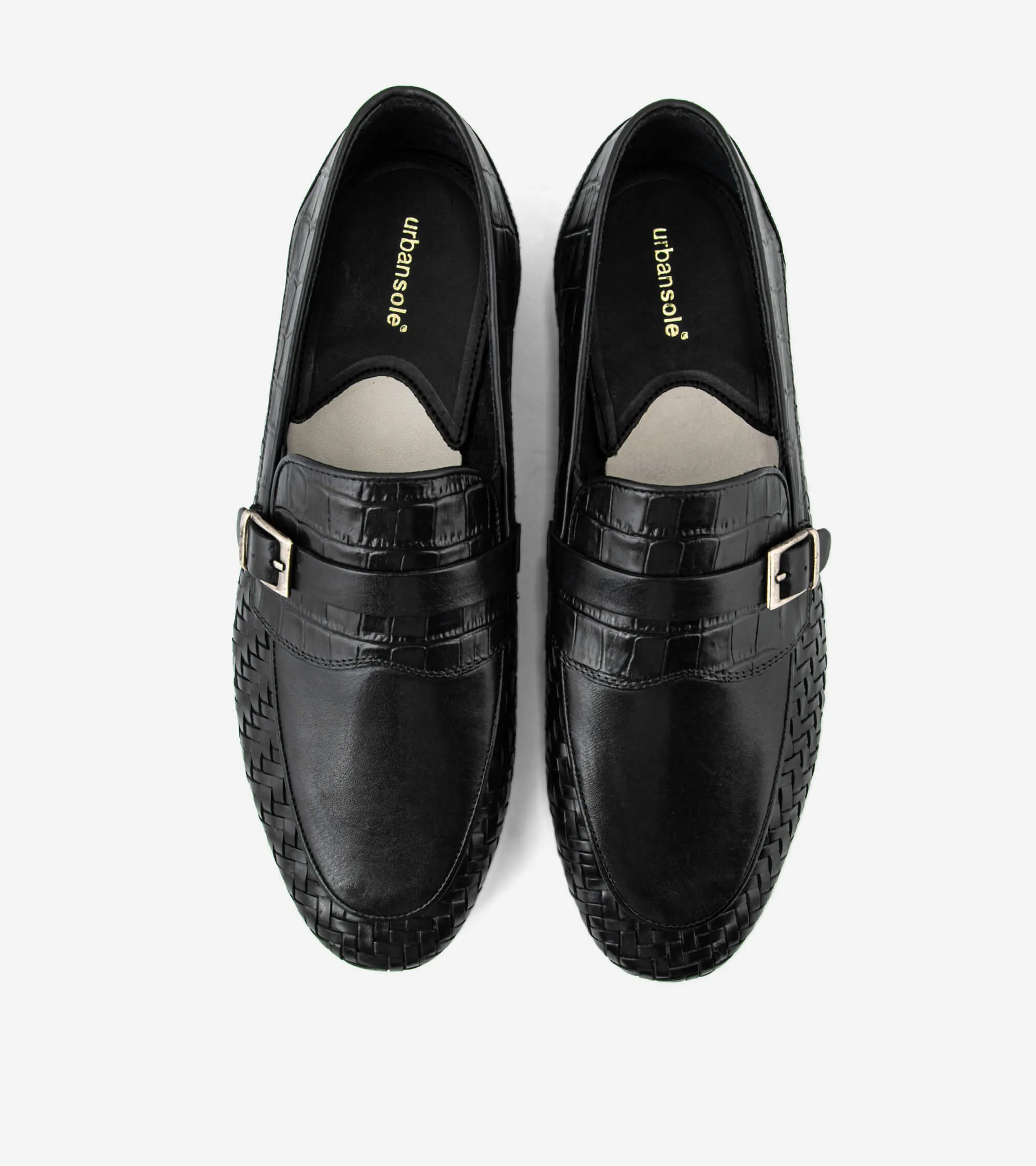 Flex Groove Technology Tear Resistant Webbing Men??s Formal Shoes  US-LG-5304