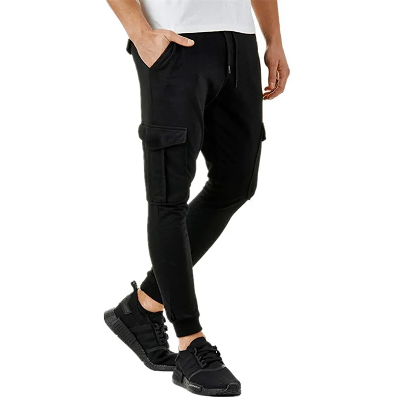 Men'S Leisure Sports Fitness Training Trousers LowProfileWaistband Soft Fabric