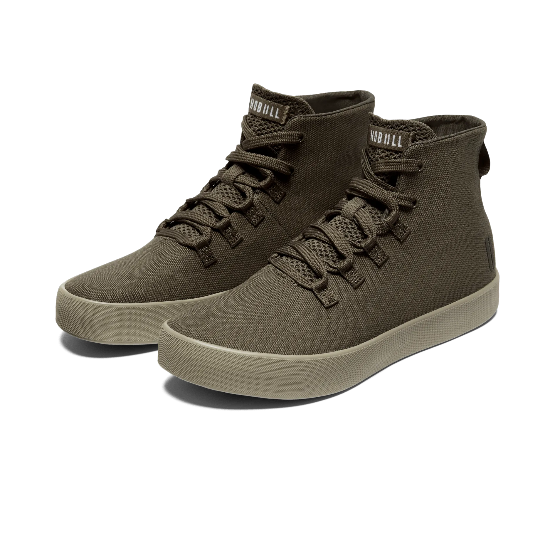 Men's Recs Canvas High-Top Vegan Material Options