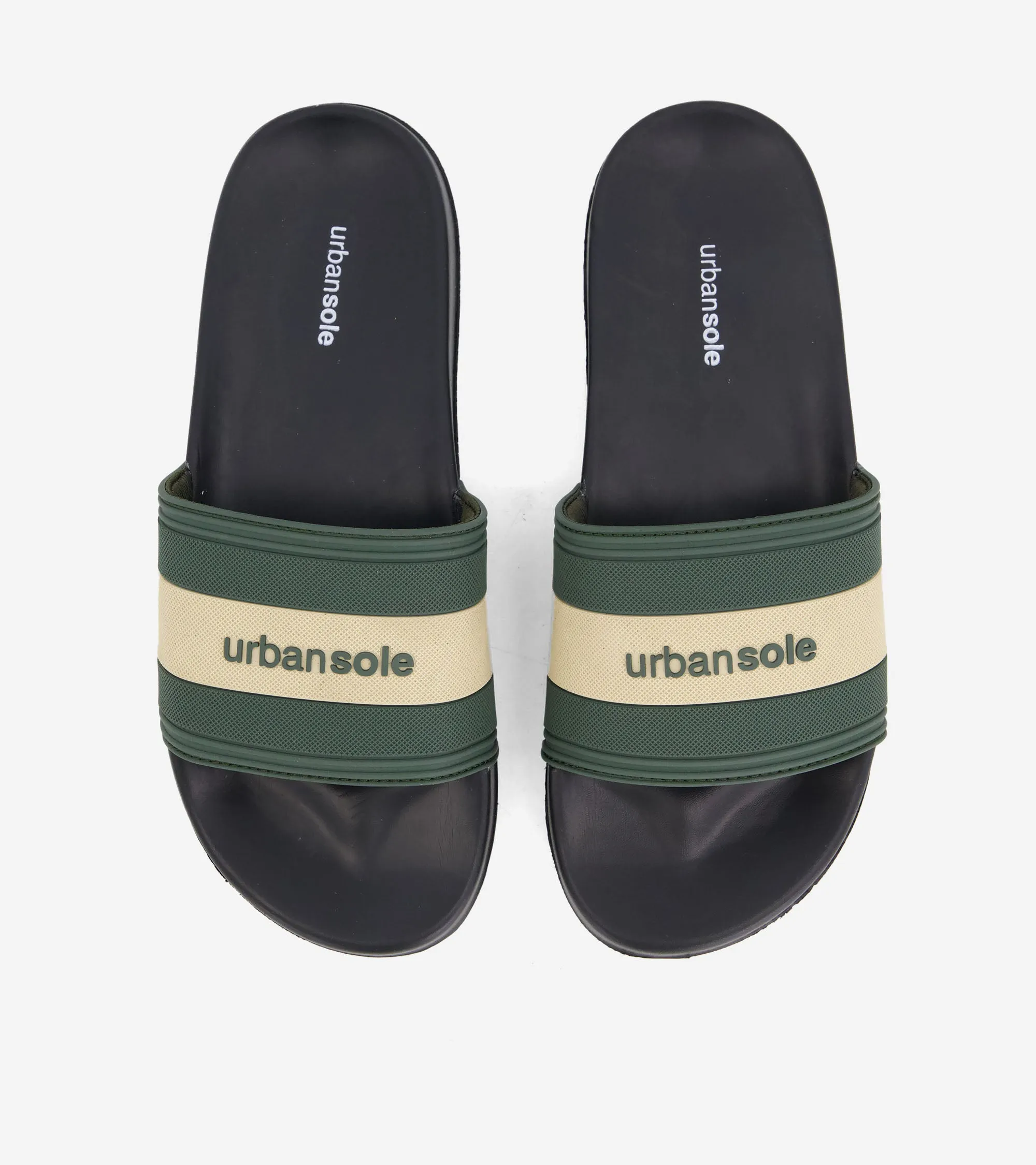 Glam shock absorption Molded Heel Counter Men's Slider US-PL-5302