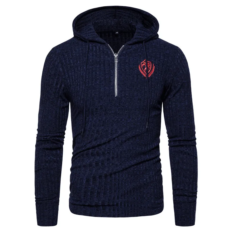 Hiking wear product nautical charm Men'S Stretch Solid Color Slim-Fit Sweater