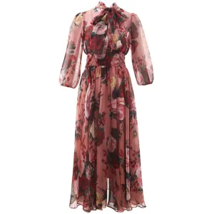 Graduation-Event Women's Floral Printed Dress