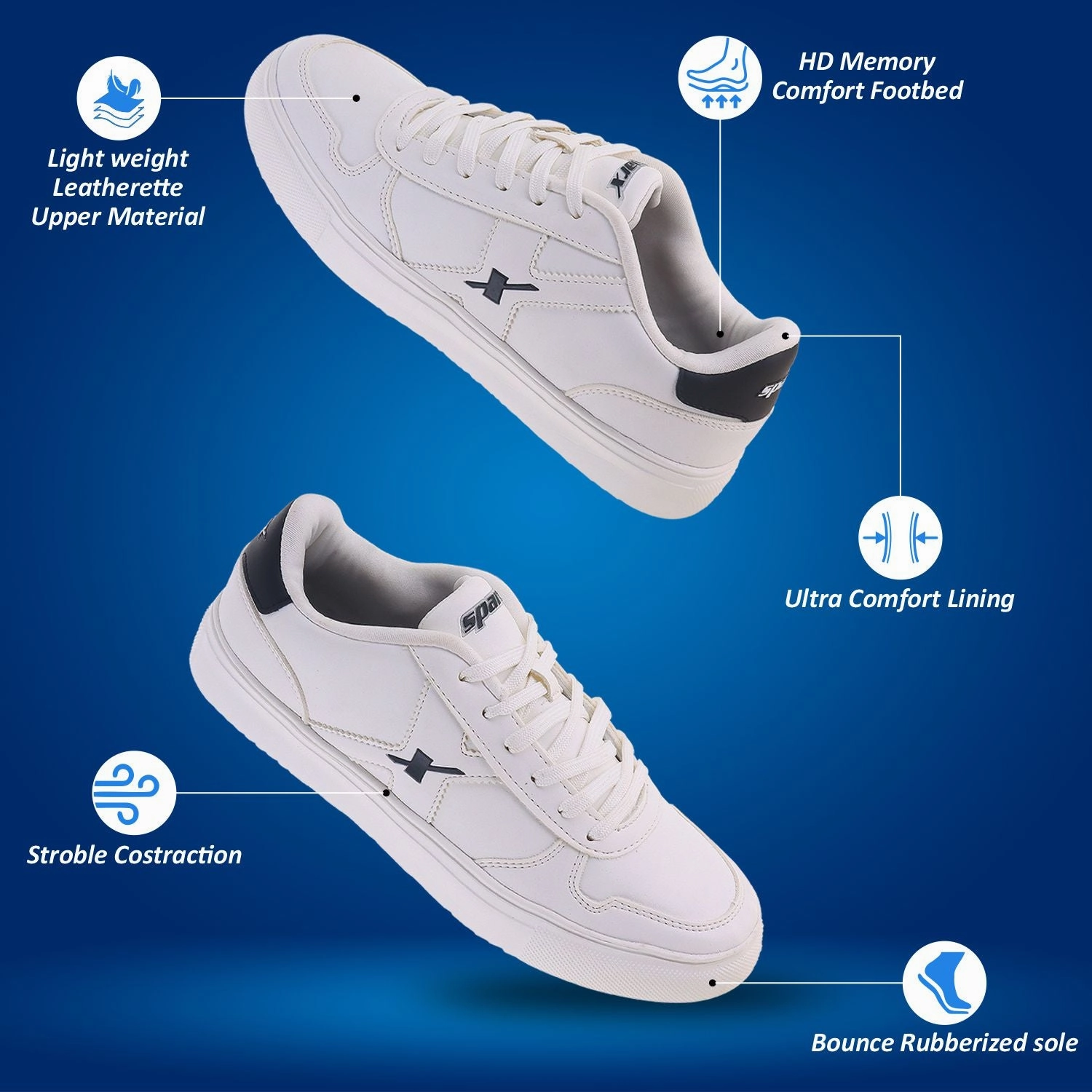 All-Weather Performance On Foot Sneakers for Men SM 9065