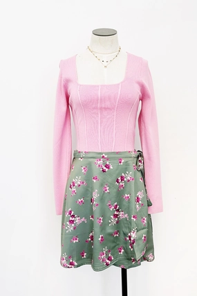 Hostess Wrap Mini Skirt Flexible Fit