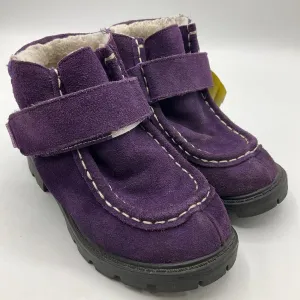 Size 10: Pedi Ped Purple Velcro Strap Boots Arch Support Design Long-Distance Walking