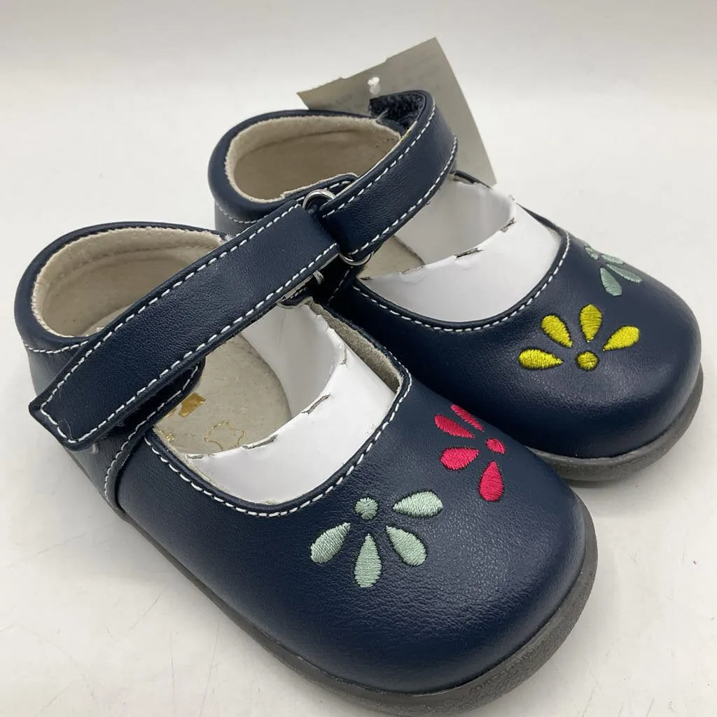 Flexible Performance Durable Lacing Size 5: See Kai Run Ginny, NAVY Mary Jane Shoes NEW