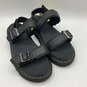 Size 4Y: Dr.Martens Black Buckle Strap Sandals Ultra Comfort