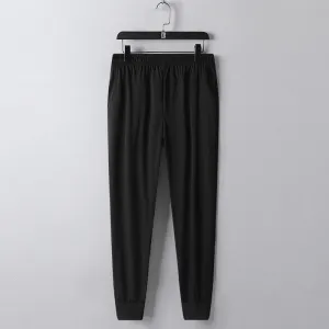 Effortless Style Men'S Breathable Casual Thin Ice Silk Trousers