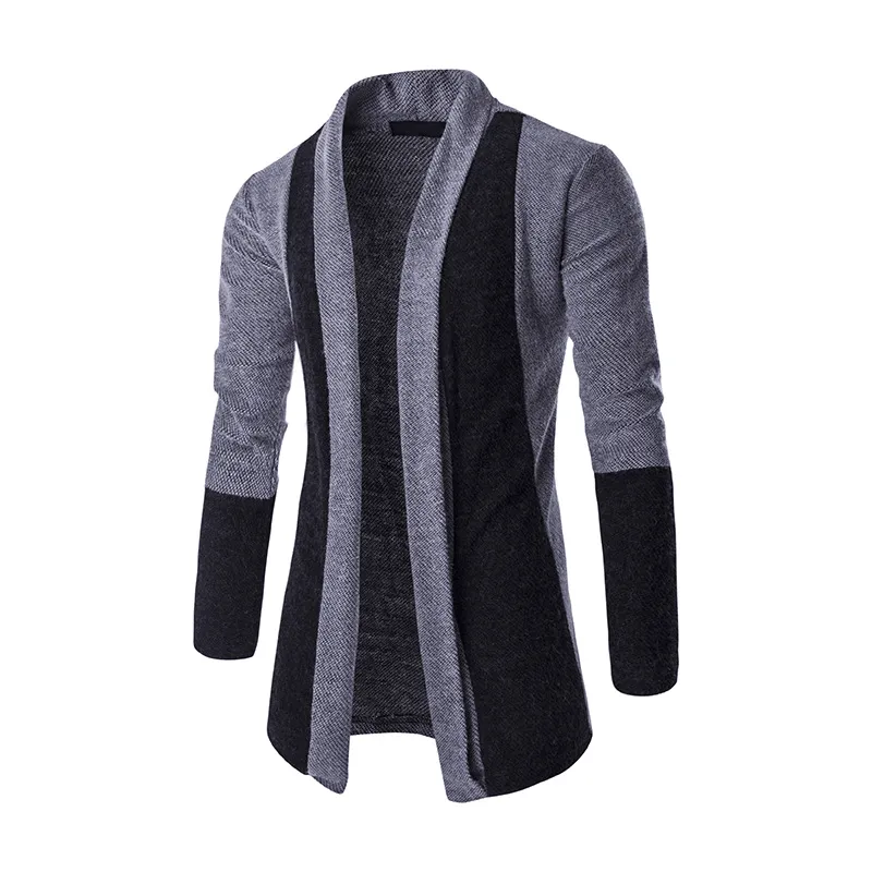 Utility Pockets Cardigan Sweater Mens Casual Coat Knitwear Coat Men Clothing