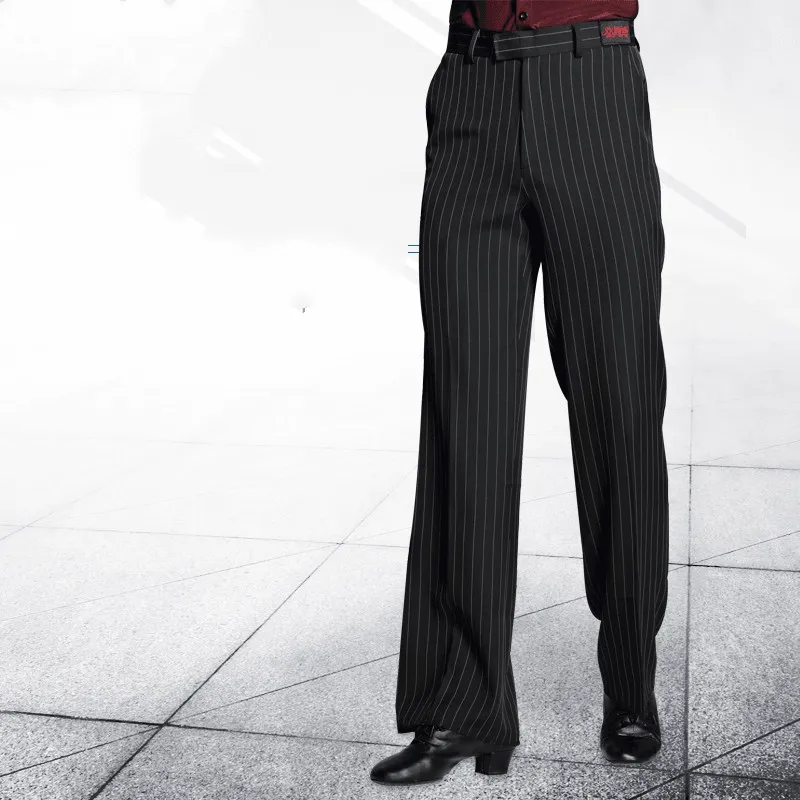 Daywear National Standard Modern Dance Pants Loose Striped Pockets